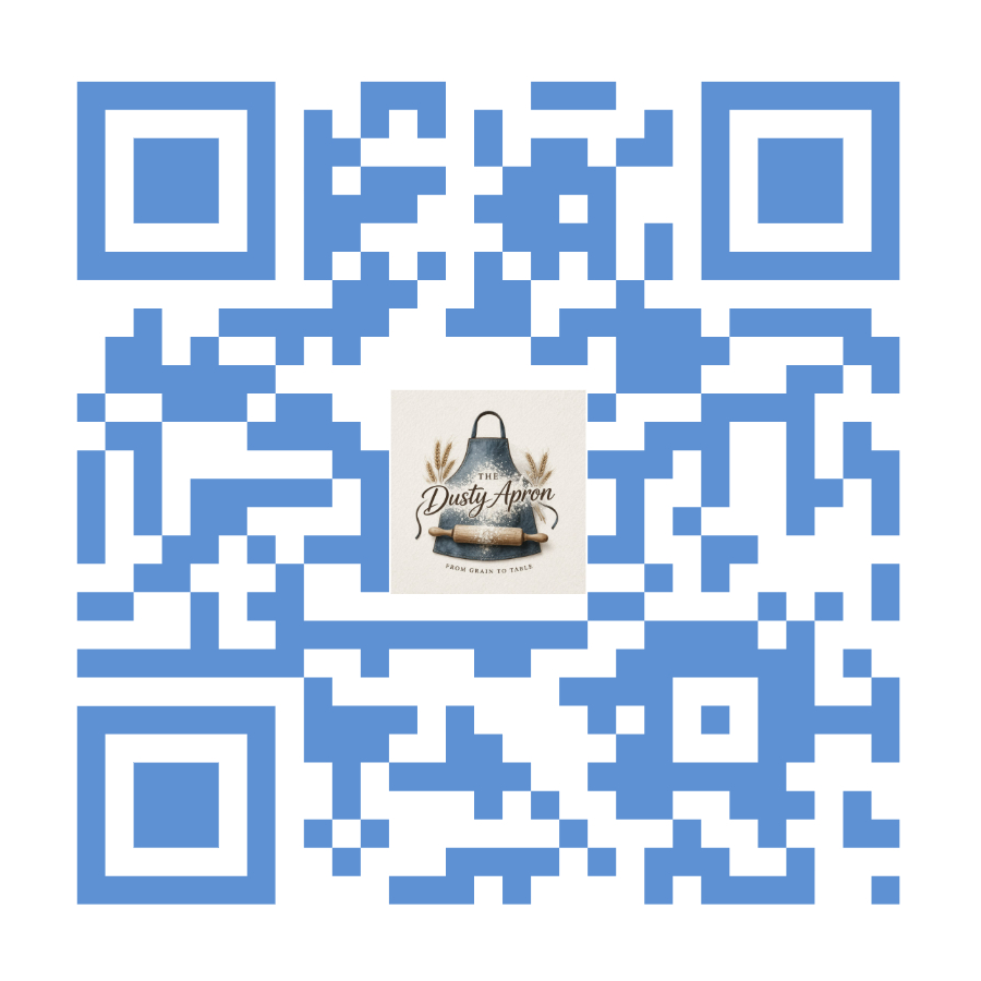 QR code for The Dusty Apron order form